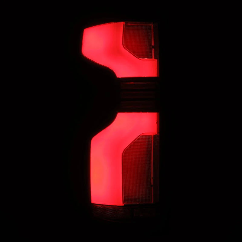 AlphaRex 19-24 Chevy Silverado 1500 / 20-24 2500HD/3500HD LUXX-Series LED Tail Lights Red - Side View
