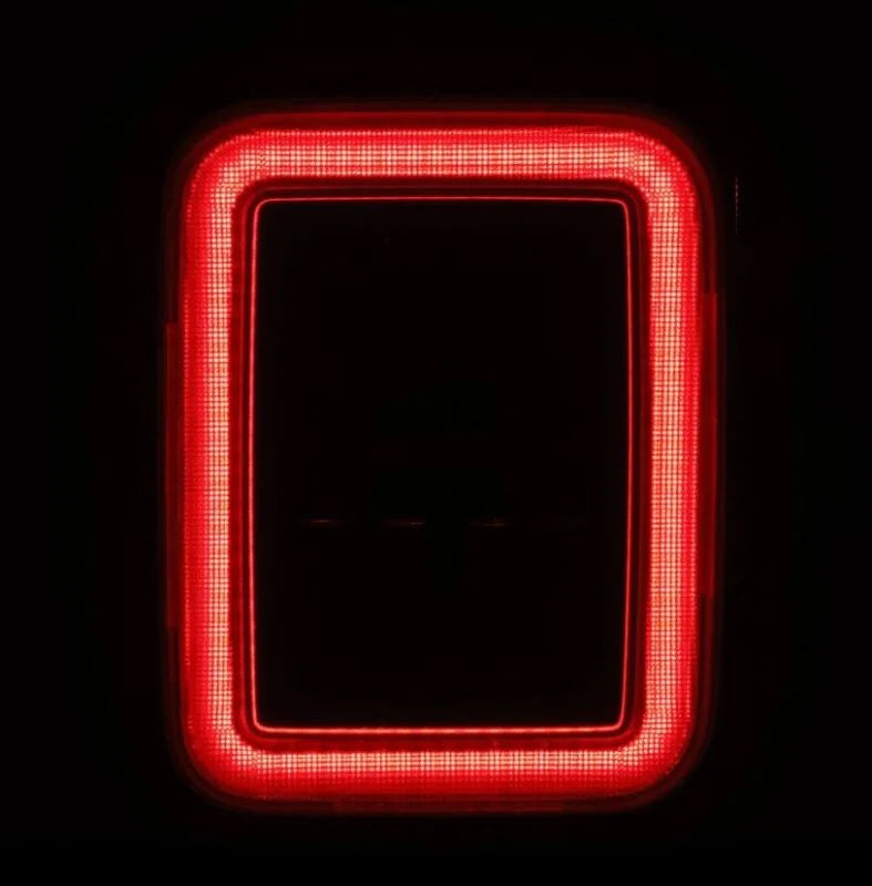 AlphaRex 19-24 Jeep Gladiator JT Nova-Series Prismatic LED Tail Lights - Alpha-Black - Side View