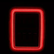 Load image into Gallery viewer, AlphaRex 19-24 Jeep Gladiator JT Nova-Series Prismatic LED Tail Lights - Black-Red - Side View