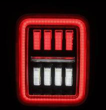 Load image into Gallery viewer, AlphaRex 19-24 Jeep Gladiator JT Nova-Series Prismatic LED Tail Lights - Black-Red - Additional View 5