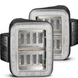 Load image into Gallery viewer, AlphaRex 19-24 Jeep Gladiator JT Nova-Series Prismatic LED Tail Lights - Chrome - Main Product View