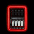 Load image into Gallery viewer, AlphaRex 19-24 Jeep Gladiator JT Nova-Series Prismatic LED Tail Lights - Chrome - Back View