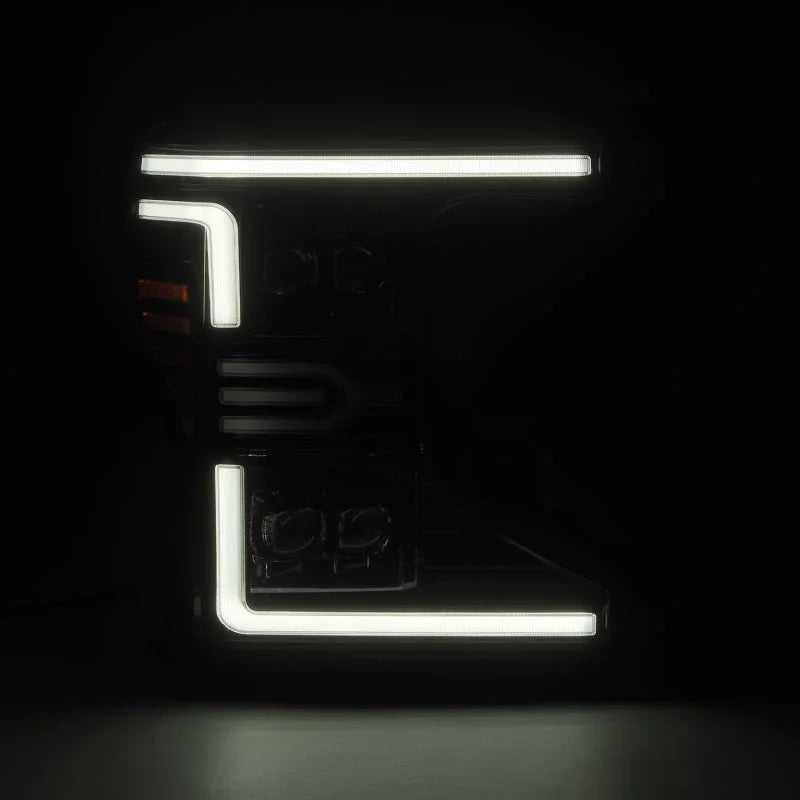AlphaRex 20-22 Ford F-250/350/450 SD NOVA-Series LED Proj Headlights Alpha-Bk w/Acv Light SS & SBDRL - Additional View 5