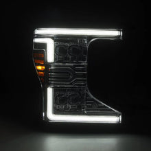 Load image into Gallery viewer, AlphaRex 20-22 Ford F-250/350/450/550 SD NOVA-Series LED Proj Headlights Chrome w/SS &amp; SBDRL - Back View