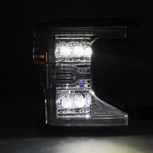 Load image into Gallery viewer, AlphaRex 20-22 Ford F-250/350/450/550 SD NOVA-Series LED Proj Headlights Chrome w/SS &amp; SBDRL - Installation View