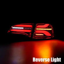 Load image into Gallery viewer, AlphaRex 20-22 Tesla Model Y PRO-Series LED Tail Lights Red Smoke w/Seq Sig - Additional View 5