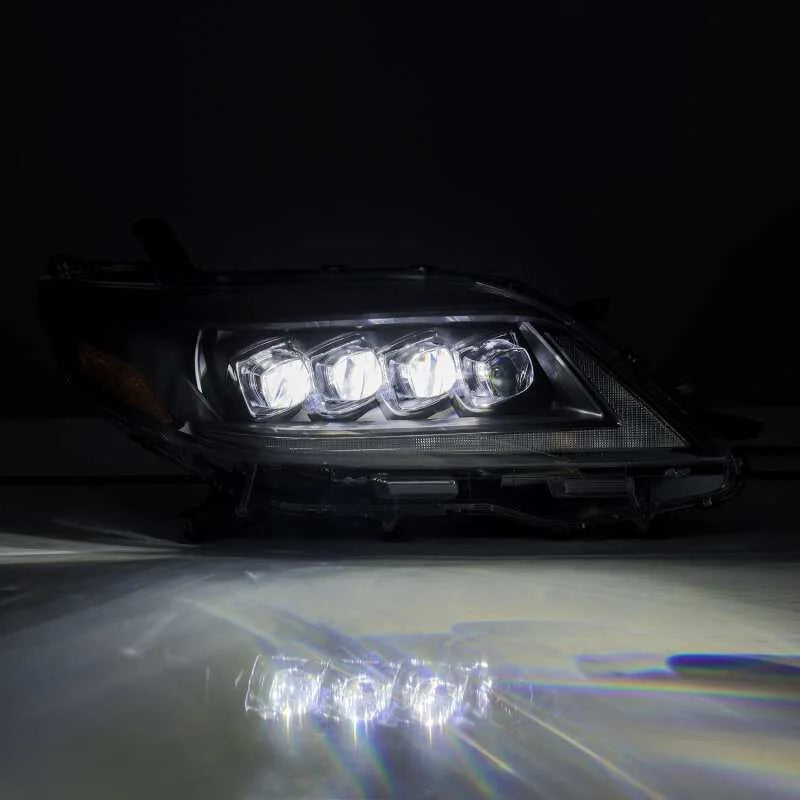 AlphaRex 2011+ Toyota Sienna NOVA LED Proj Headlights Plank Style Black w/Activ Light/Seq Signal/DRL - Additional View 6