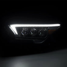 Load image into Gallery viewer, AlphaRex 2023+ Toyota Tacoma NOVA-Series LED Proj Headlights Black w/Actv Light &amp; Seq. Sig + DRL - Back View