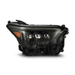 Load image into Gallery viewer, AlphaRex 2024+ Toyota Tacoma NOVA-Series LED Proj Headlights Alpha-Blk w/Actv Light &amp; Seq. Sig + DRL - Back View