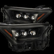 Load image into Gallery viewer, AlphaRex 2024 Toyota Tacoma NOVA-Series Projector Headlights (Pair) - Alpha-Black w/Activation Light - Main Product View