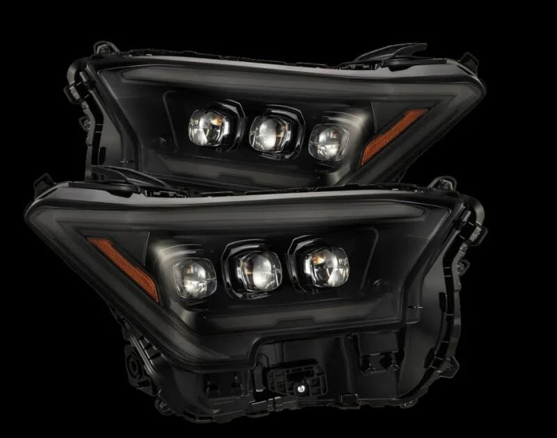 AlphaRex 2024 Toyota Tacoma NOVA-Series Projector Headlights (Pair) - Alpha-Black w/Activation Light - Main Product View