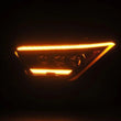 Load image into Gallery viewer, AlphaRex 2024 Toyota Tacoma NOVA-Series Projector Headlights (Pair) - Alpha-Black w/Activation Light - Installation View