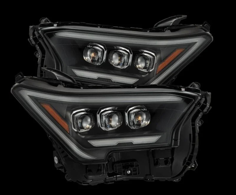 AlphaRex 2024 Toyota Tacoma NOVA-Series Projector Headlights (Pair) - Black w/Activation Light - Main Product View