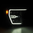 Load image into Gallery viewer, AlphaRex 21-22 Ford F-150 NOVA LED Proj Headlights Plank Style Blk w/Activ Light/Seq Signal - Installation View