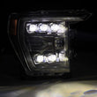 Load image into Gallery viewer, AlphaRex 21-22 Ford F-150 NOVA LED Proj Headlights Plank Style Blk w/Activ Light/Seq Signal - Additional View 5