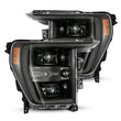 Load image into Gallery viewer, AlphaRex 21-22 Ford F150 Luxx-Series Projector Headlights Alpha-Black w/Activ Light/Seq Signal - Main Product View