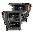 Load image into Gallery viewer, AlphaRex 21-22 Ford F150 PRO-Series Projector headlights Alpha-Black w/Activ Light/Seq Signal - Main Product View