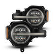 Load image into Gallery viewer, AlphaRex 21-23 Ford Bronco NOVA LED Projector Headlights Black - Main Product View