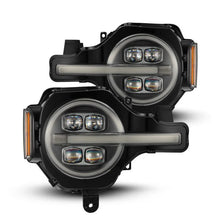 Load image into Gallery viewer, AlphaRex 21-23 Ford Bronco NOVA LED Projector Headlights Black - Main Product View