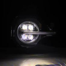 Load image into Gallery viewer, AlphaRex 21-23 Ford Bronco NOVA LED Projector Headlights Black - Side View