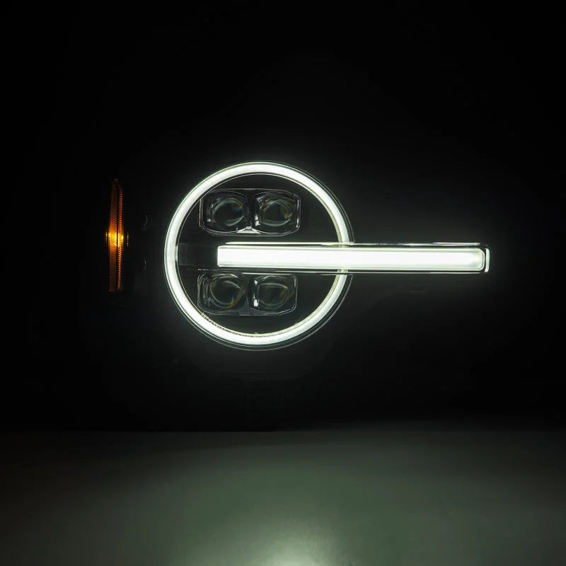 AlphaRex 21-23 Ford Bronco NOVA LED Projector Headlights Black - Additional View 10