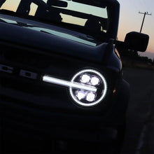 Load image into Gallery viewer, AlphaRex 21-23 Ford Bronco NOVA LED Projector Headlights Black - Additional View 11