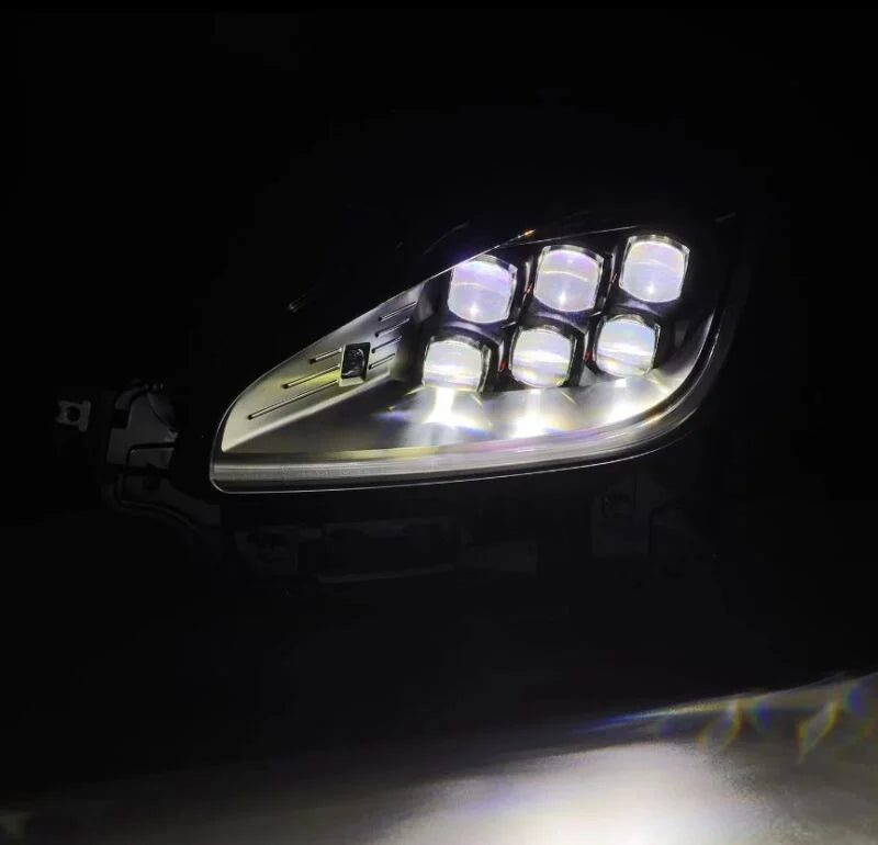 AlphaRex 21-23 Toyota GR86 / Subaru BRZ NOVA Series LED Projector Headlights - Black - Side View