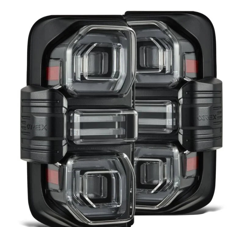 AlphaRex 21-24 Ford Bronco (Excl. Raptor) Nova-Series LED Tail Lights - Black - Main Product View