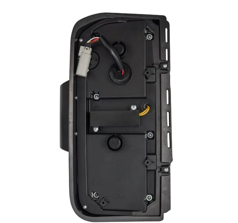 AlphaRex 21-24 Ford Bronco (Excl. Raptor) Nova-Series LED Tail Lights - Black - Back View