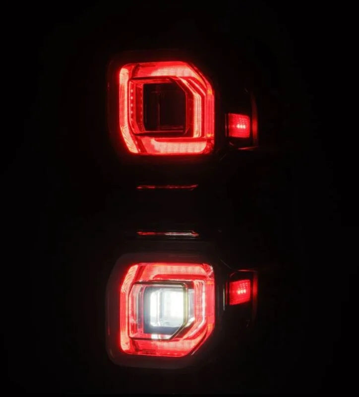 AlphaRex 21-24 Ford Bronco NOVA LED Tail Lights - Alpha-Black - Side View