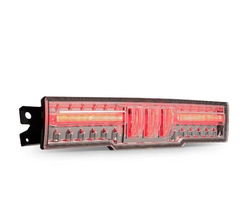 AlphaRex 21-24 Toyota GR86 / 21-24 Subaru BRZ NOVA-Series Prismatic LED Fourth Brake Light - Chrome - Side View