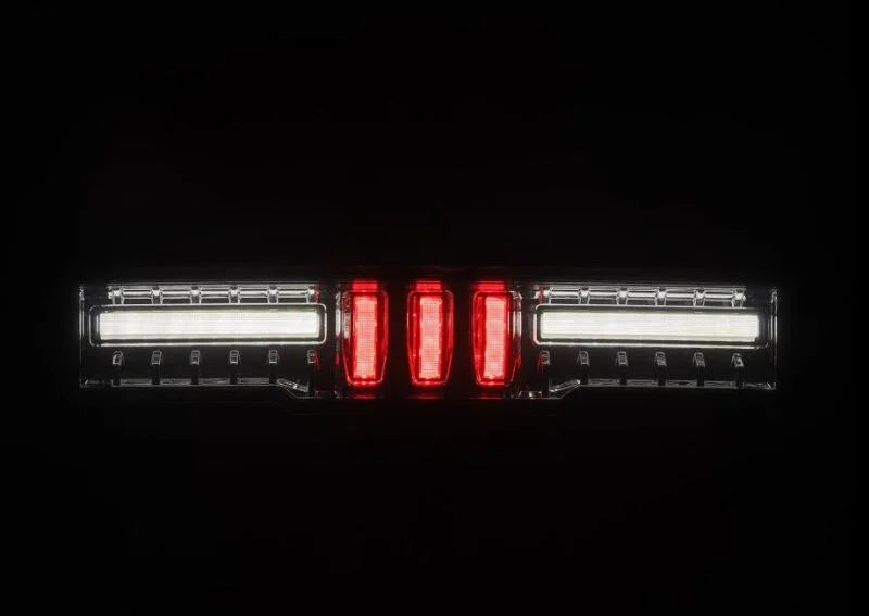 AlphaRex 21-24 Toyota GR86 / 21-24 Subaru BRZ NOVA-Series Prismatic LED Fourth Brake Light - Clr Smk - Side View