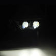 Load image into Gallery viewer, AlphaRex 22-23 Toyota Tundra LUXX-Series Headlights Alpha-Blk w/White DRL - Req 810029 OR 810030 - Side View