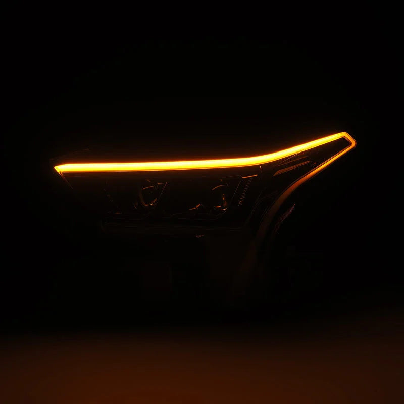 AlphaRex 22-23 Toyota Tundra LUXX-Series Headlights Alpha-Blk w/White DRL - Req 810029 OR 810030 - Additional View 6