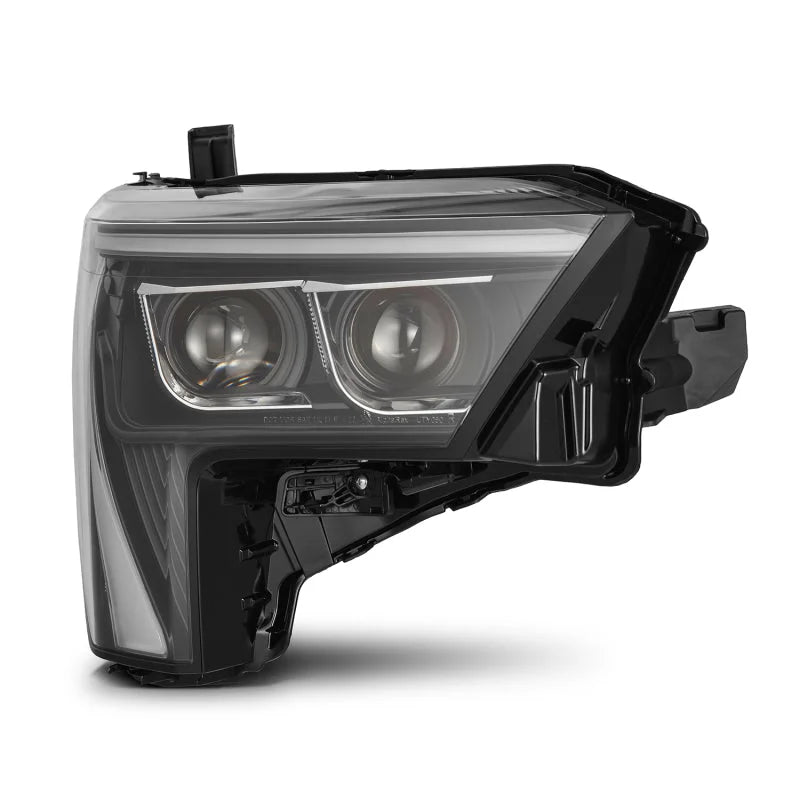 AlphaRex 22-23 Toyota Tundra LUXX-Series Headlights Black w/White DRL - Req 810029 OR 810030 - Additional View 5