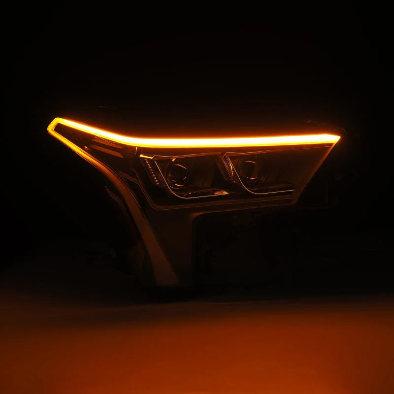 AlphaRex 22-23 Toyota Tundra LUXX-Series Headlights Black w/White DRL - Req 810029 OR 810030 - Additional View 6