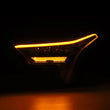 Load image into Gallery viewer, AlphaRex 22-23 Toyota Tundra NOVA-Series Headlights Black w/Amber DRL - Req 810029 OR 810030 - Back View