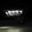 Load image into Gallery viewer, AlphaRex 22-23 Toyota Tundra NOVA-Series Headlights Black w/Amber DRL - Req 810029 OR 810030 - Additional View 7