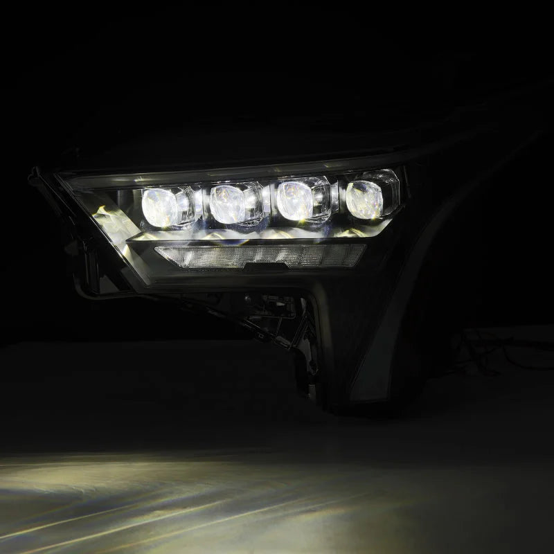 AlphaRex 22-23 Toyota Tundra NOVA-Series Headlights Black w/Amber DRL - Req 810029 OR 810030 - Additional View 7