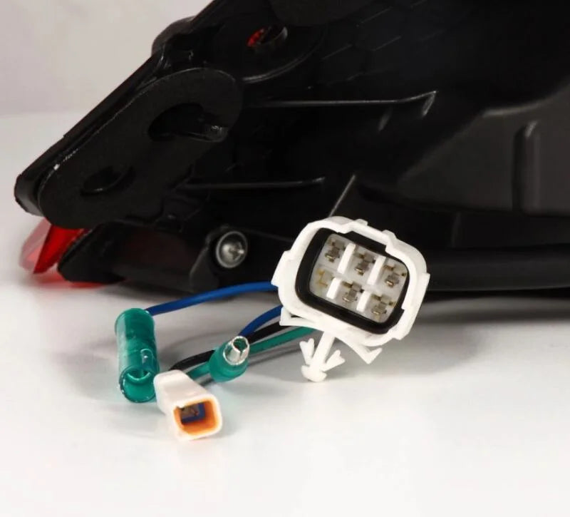 AlphaRex 22-24 Toyota GR86 LUXX LED Taillights Alpha-Black - Side View