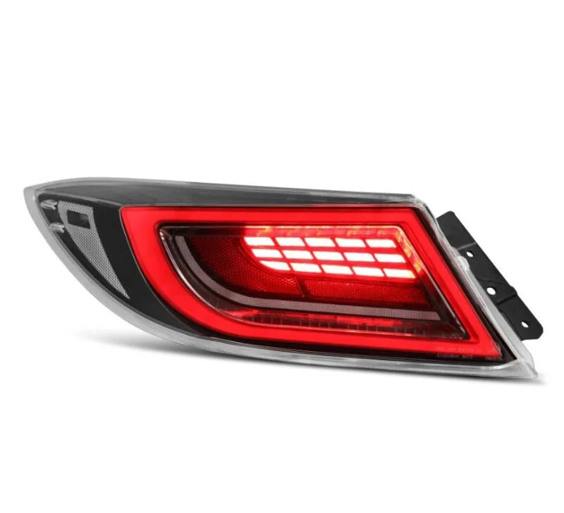 AlphaRex 22-24 Toyota GR86 LUXX LED Taillights Alpha-Black - Back View