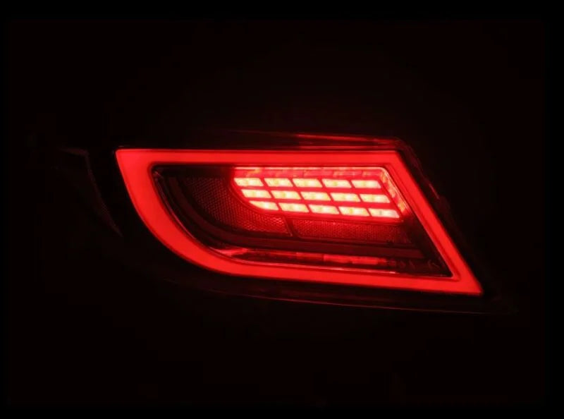 AlphaRex 22-24 Toyota GR86 LUXX LED Taillights Alpha-Black - Installation View