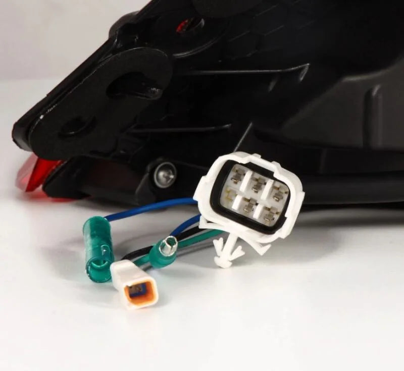 AlphaRex 22-24 Toyota GR86 LUXX LED Taillights Vivid Red - Side View