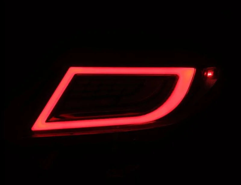 AlphaRex 22-24 Toyota GR86 LUXX LED Taillights Vivid Red - Back View