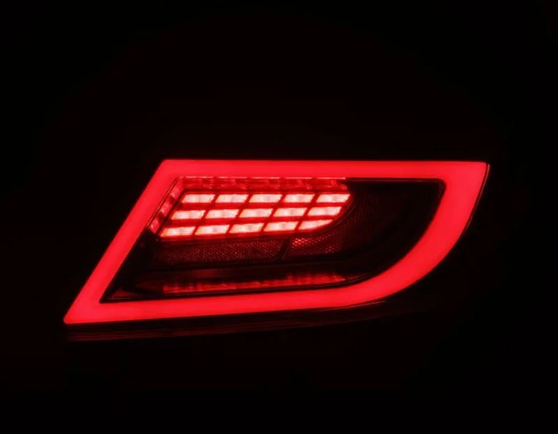 AlphaRex 22-24 Toyota GR86 LUXX LED Taillights Vivid Red - Installation View