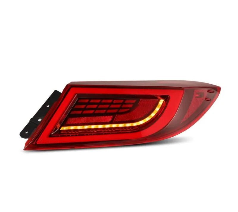 AlphaRex 22-24 Toyota GR86 LUXX LED Taillights Vivid Red - Additional View 7