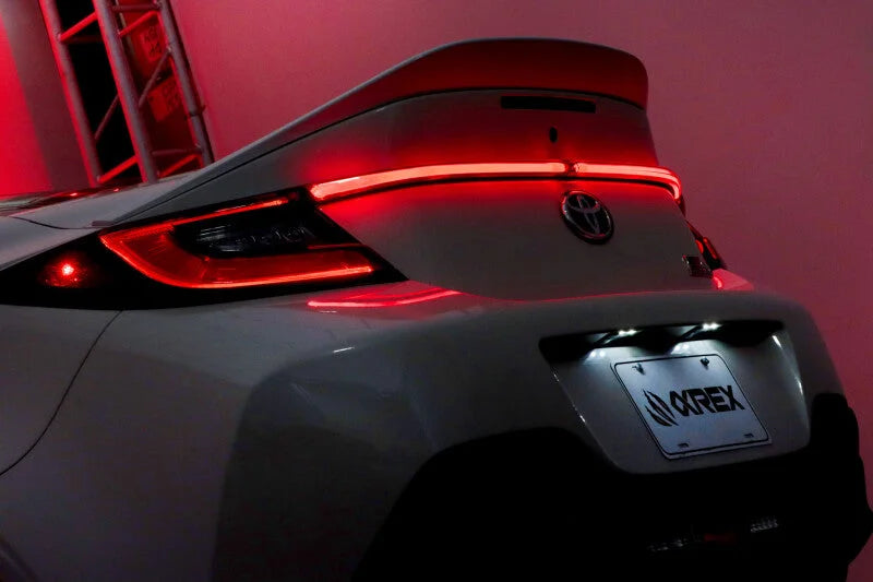 AlphaRex 22-24 Toyota GR86 LUXX LED Trunk Center Light Smoked - Installation View