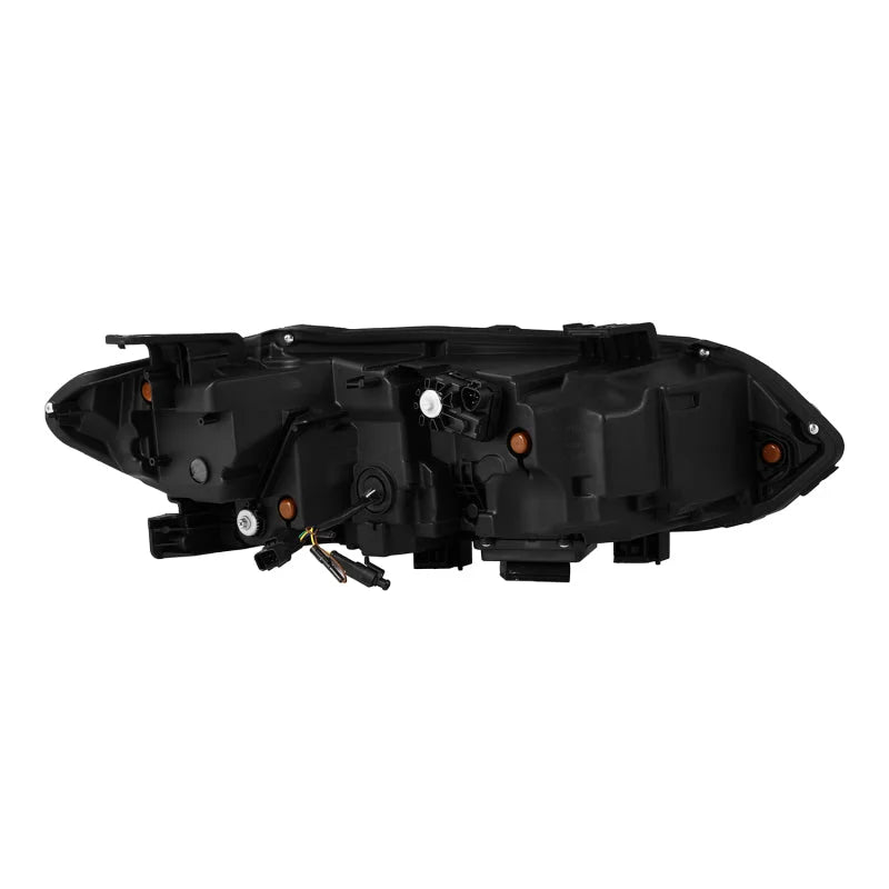 AlphaRex 22-25 Honda Civic NOVA LED Headlights - Alpha Black - Back View