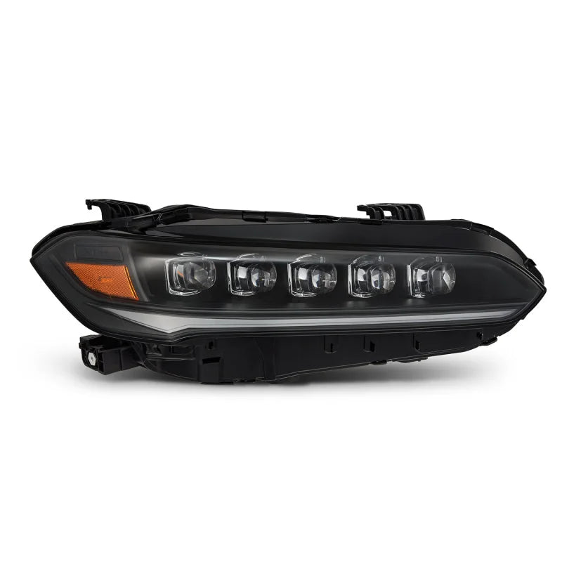 AlphaRex 22-25 Honda Civic NOVA LED Headlights - Black - Main Product View