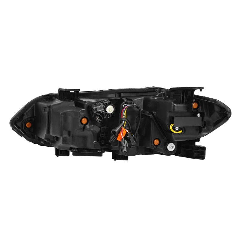 AlphaRex 22-25 Honda Civic NOVA LED Headlights - Black - Back View